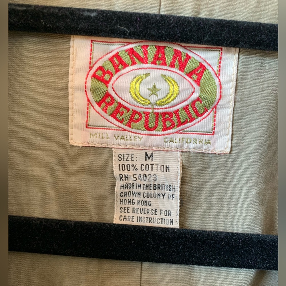 Vintage Banana Republic Women’s Khaki Bush Jacket - Picture 6 of 14